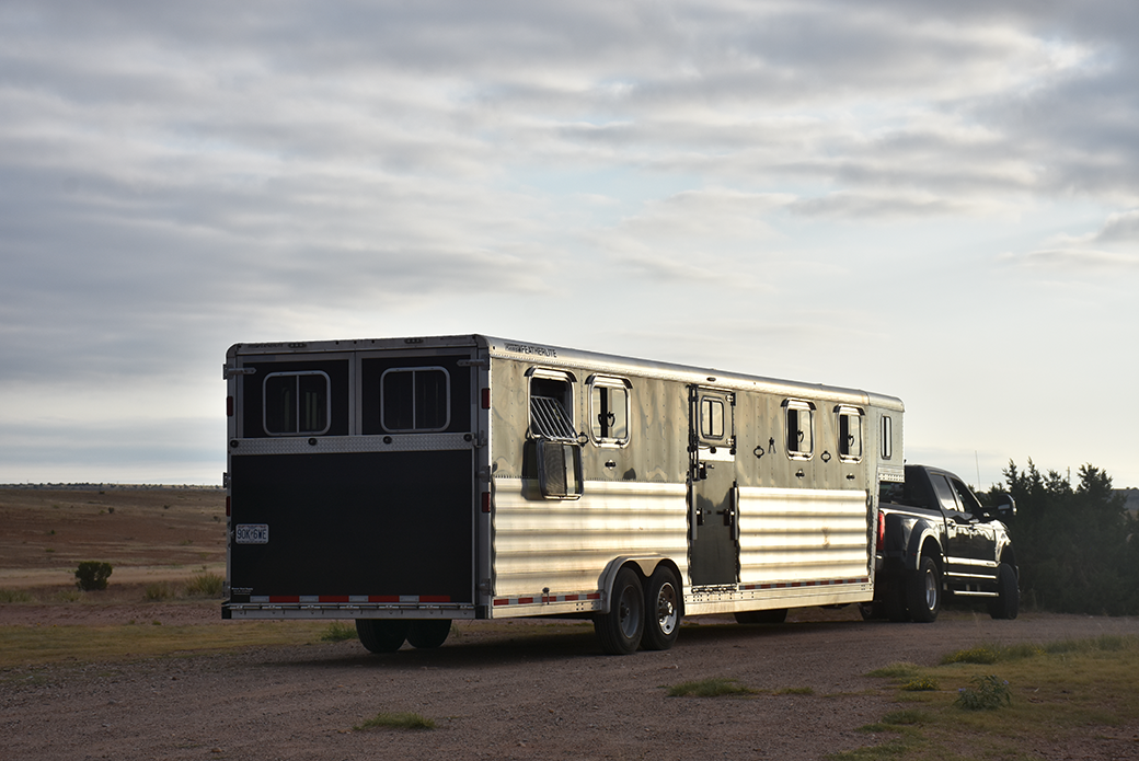 a horse trailer