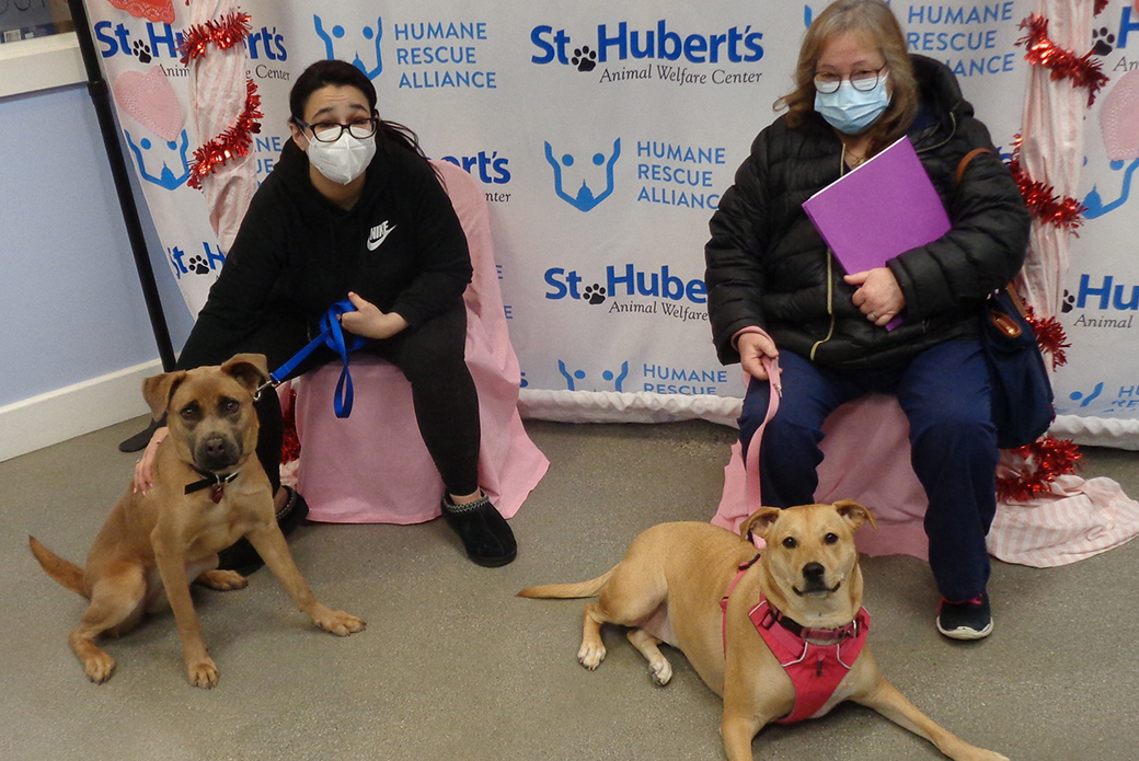 Bella with Dana, Debbie, and Cookie